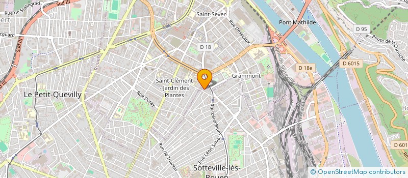 localisation de l'entreprise S.RESEAUX à SOTTEVILLE-LES-ROUEN