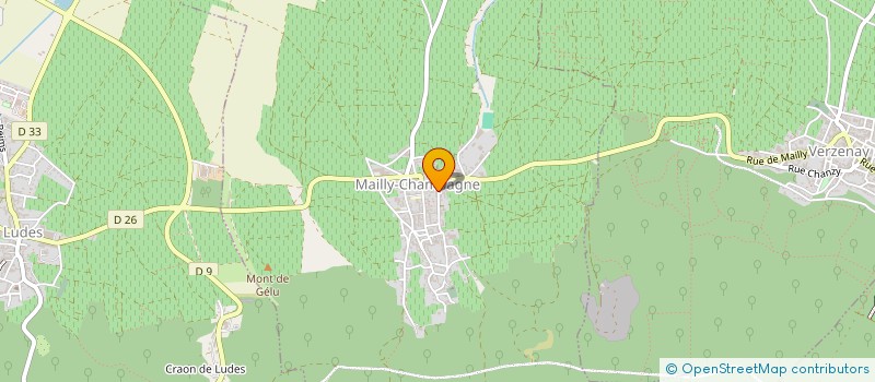 localisation de l'entreprise S. ROGUET  MAILLY-CHAMPAGNE