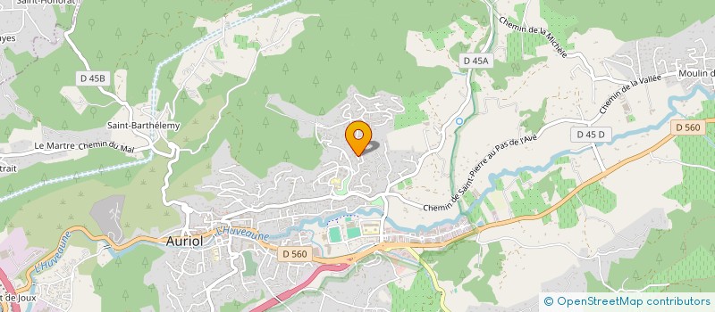 localisation de l'entreprise S. ROQUE DIAG à AURIOL