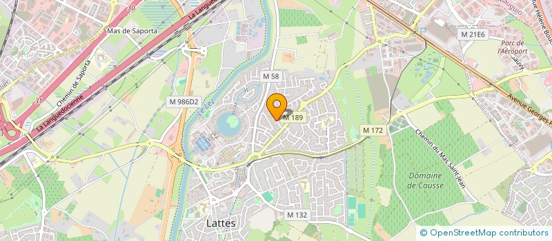 localisation de l'entreprise S.RP INTERNATIONAL à LATTES