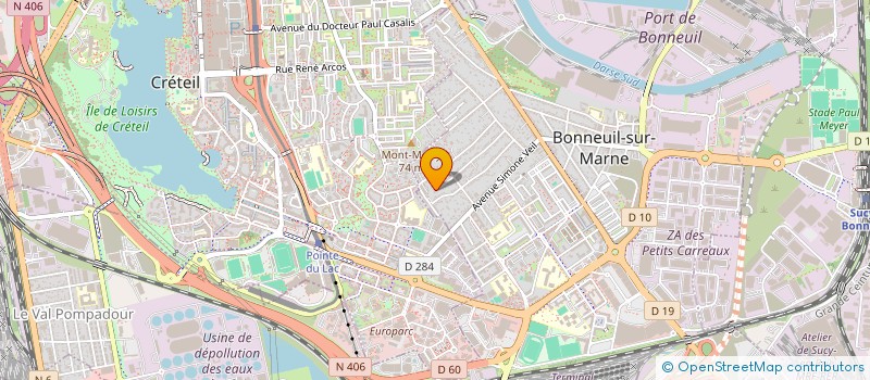 localisation de l'entreprise S&S  BONNEUIL-SUR-MARNE