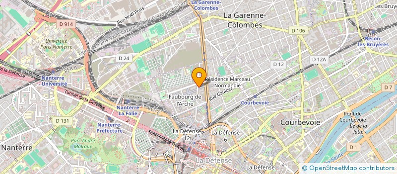 localisation de l'entreprise S&S à COURBEVOIE