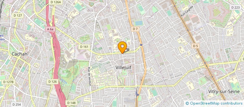 localisation de l'entreprise S.S.A.K à VILLEJUIF
