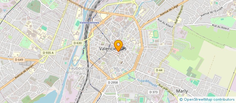 localisation de l'entreprise S&S ANTI-STRESS à VALENCIENNES