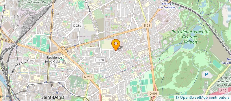localisation de l'entreprise S S B SARL à SAINT-DENIS