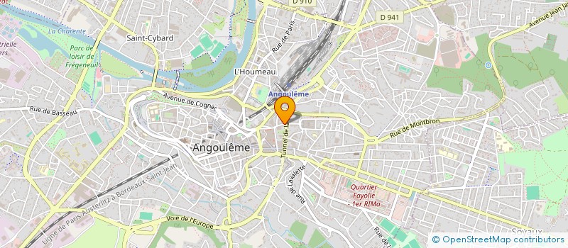 localisation de l'entreprise S.S.C.HOSPITALISATION DOMICILE à ANGOULEME