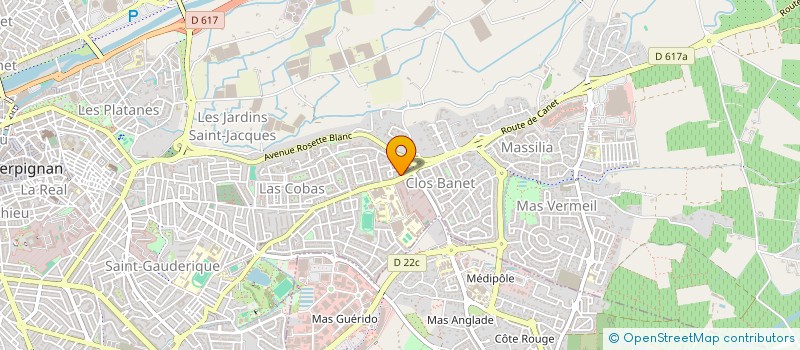 localisation de l'entreprise S&S CARRELAGE  PERPIGNAN