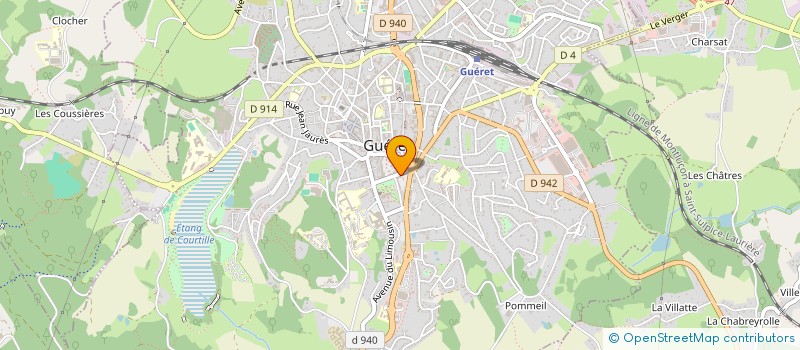 localisation de l'entreprise S&S CONSULTANT  GUERET