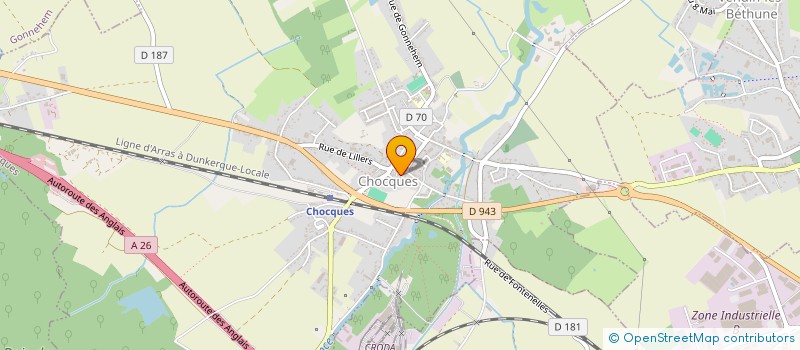 localisation de l'entreprise S&S DESIGN  CHOCQUES