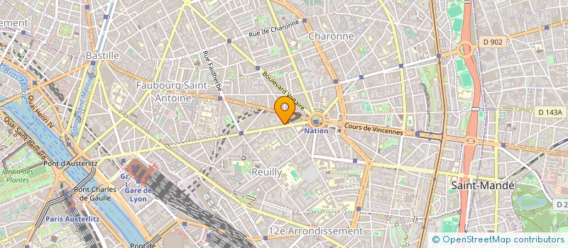localisation de l'entreprise S & S DISTRIBUTION à PARIS