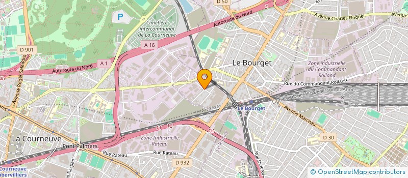 localisation de l'entreprise S.S ELEC à LE BOURGET