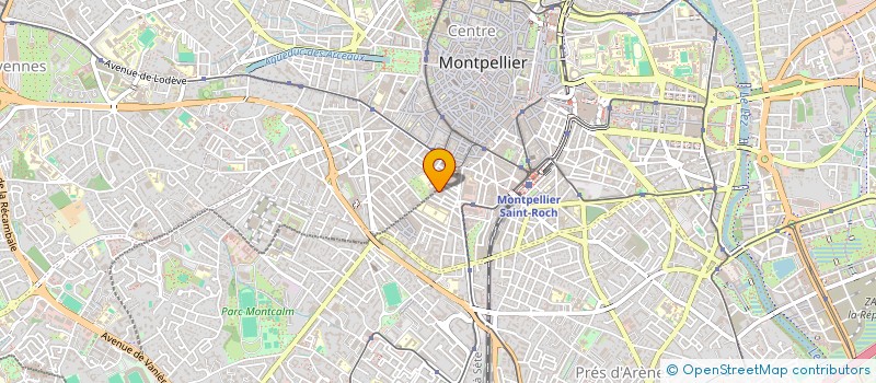 localisation de l'entreprise S.S.G à MONTPELLIER