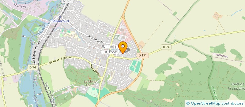 localisation de l'entreprise S&S GENERATIONS à BALLANCOURT-SUR-ESSONNE
