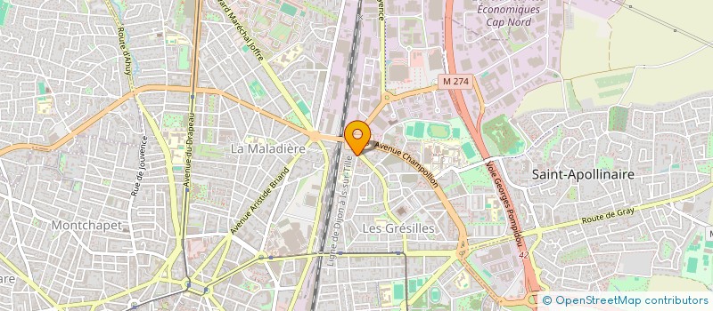 localisation de l'entreprise S&S GRILL à DIJON