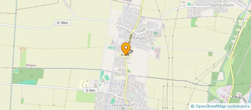 localisation de l'entreprise S.S.H.  BALGAU