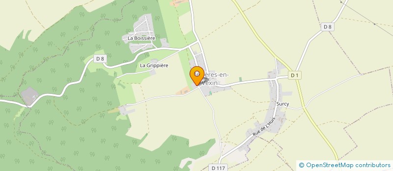 localisation de l'entreprise S S H C  MEZIERES-EN-VEXIN