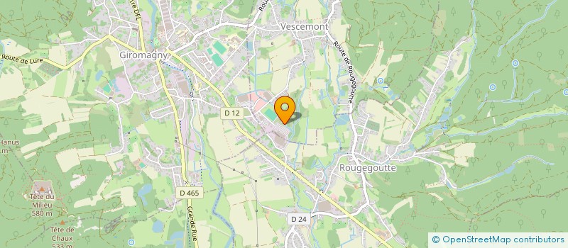 localisation de l'entreprise S.S.I. FRANCE à VESCEMONT