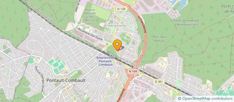 localisation de l'entreprise S.S.K à EMERAINVILLE