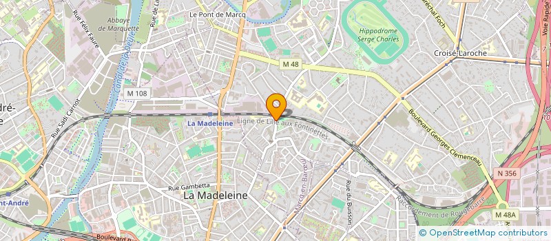 localisation de l'entreprise S.S.L. SOCIETE D'EXPERTISE COMPTABLE ET DE COMMISSARIAT AUX COMPTES à MARCQ-EN-BARŒUL