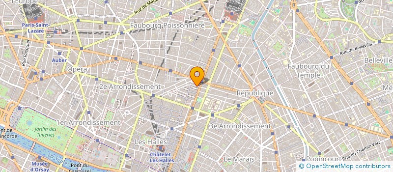 localisation de l'entreprise S.S.M.  PARIS