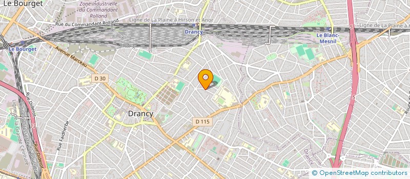 localisation de l'entreprise S.S.M  DRANCY