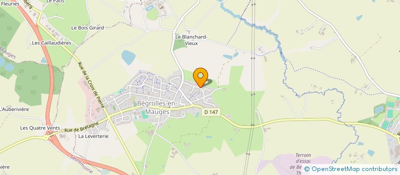 localisation de l'entreprise S&S MAINS TENDUES  BEGROLLES-EN-MAUGES