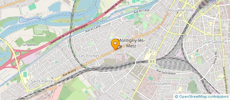 localisation de l'entreprise S.S.N.CH. à MONTIGNY-LES-METZ