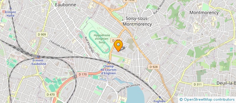 localisation de l'entreprise S.S.N.EPICERIE  SOISY-SOUS-MONTMORENCY