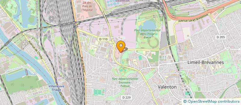 localisation de l'entreprise S.S.P  CRETEIL