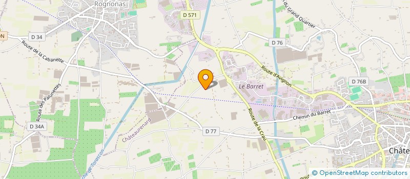 localisation de l'entreprise S.S.P.A à CHATEAURENARD
