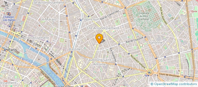 localisation de l'entreprise S & S PROXI  PARIS