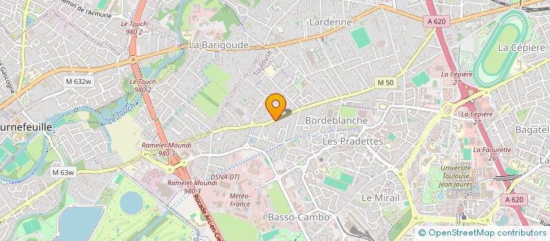 localisation de l'entreprise S.S.R à TOULOUSE
