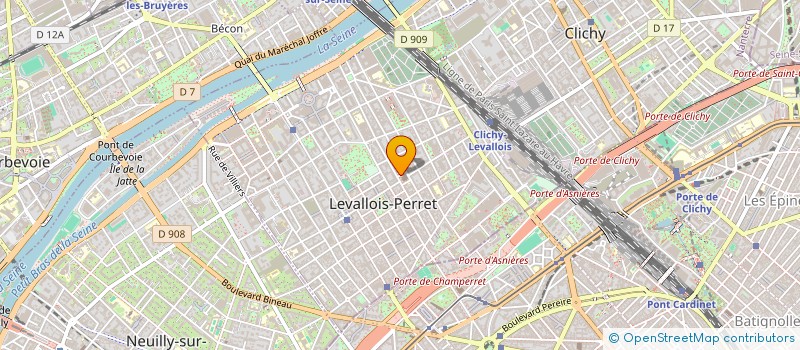 localisation de l'entreprise S.S.R à LEVALLOIS-PERRET