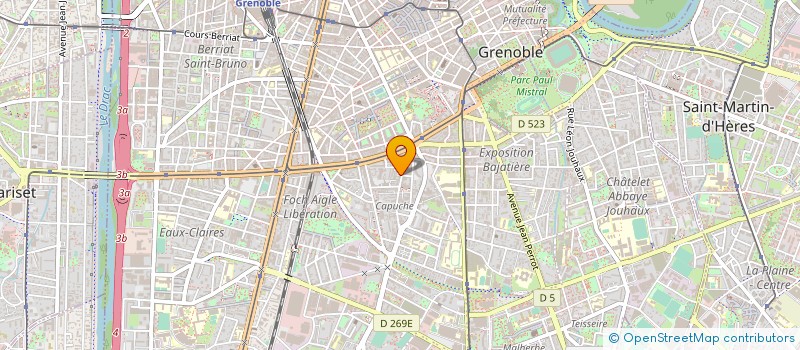 localisation de l'entreprise S & S RENOVATION  GRENOBLE