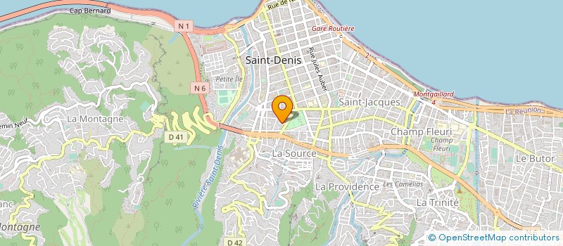 localisation de l'entreprise S.S REUNION DISTRIBUTION PTY LTD à SAINT-DENIS