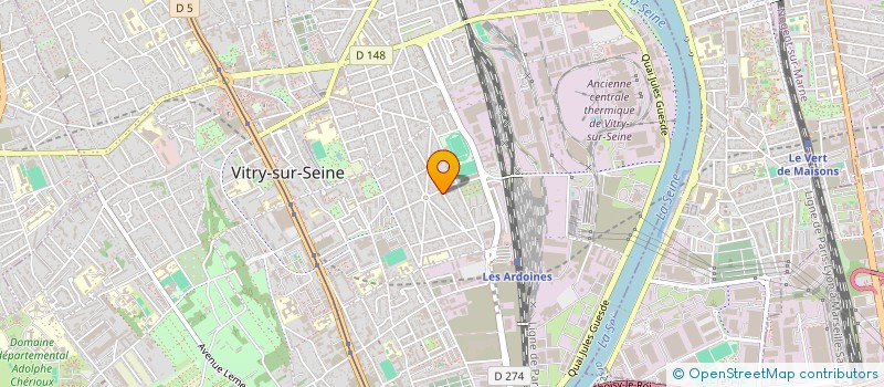 localisation de l'entreprise S.S.S à VITRY-SUR-SEINE