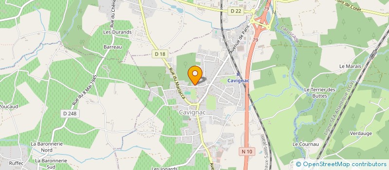 localisation de l'entreprise S&S SOUS-LOC à CAVIGNAC