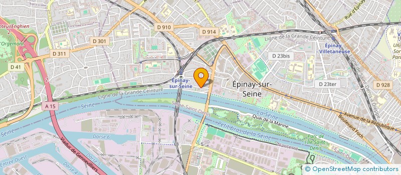 localisation de l'entreprise S.S.V. à EPINAY-SUR-SEINE