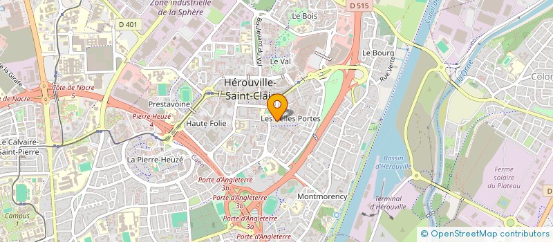localisation de l'entreprise S.SCAPE PRODUCTION à HEROUVILLE SAINT CLAIR