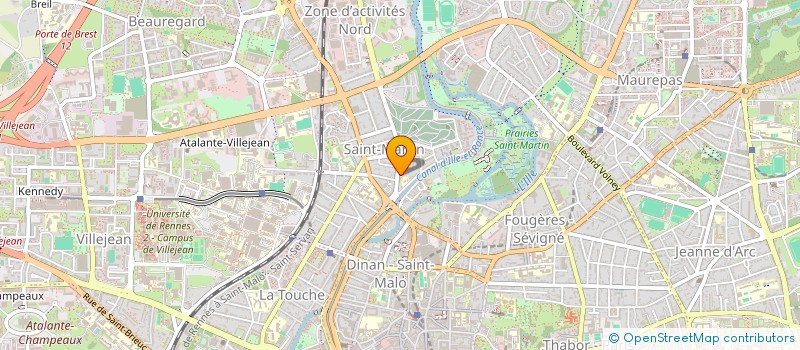 localisation de l'entreprise S SERVICE à RENNES