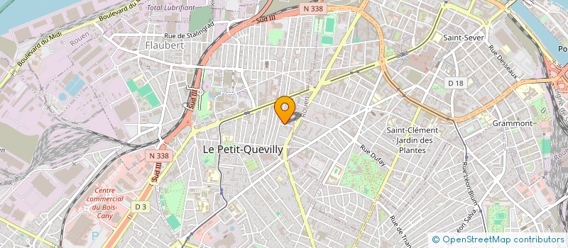 localisation de l'entreprise S.SM  LE PETIT-QUEVILLY