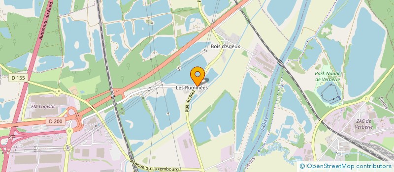 localisation de l'entreprise S T 2 B DU BOIS D'AGEUX  LONGUEIL-SAINTE-MARIE