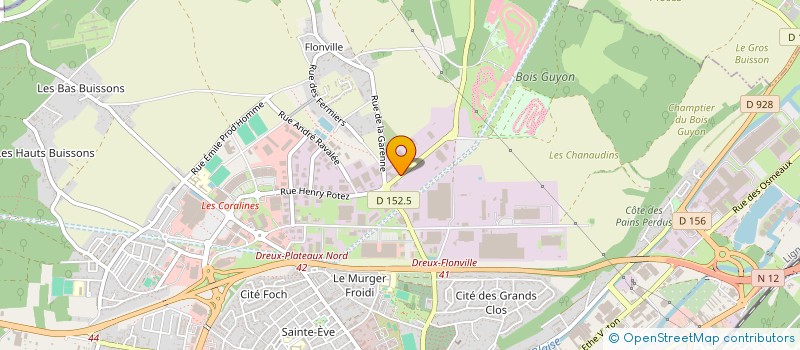 localisation de l'entreprise S T 2 C à DREUX