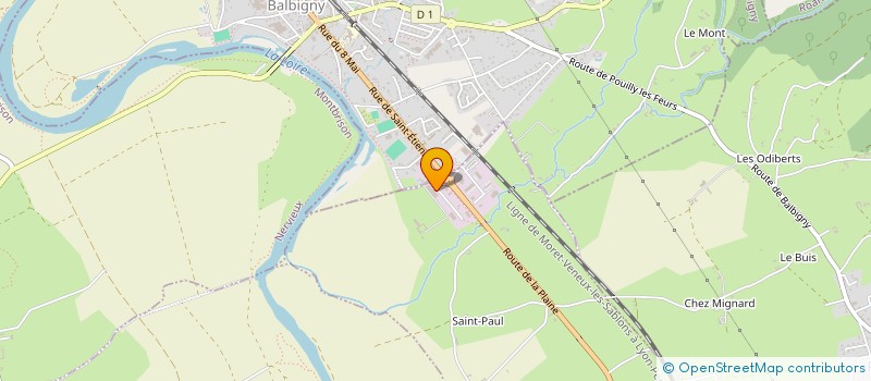 localisation de l'entreprise S. T.  EPERCIEUX-SAINT-PAUL