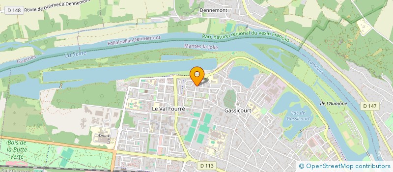 localisation de l'entreprise S.T.A. à MANTES-LA-JOLIE