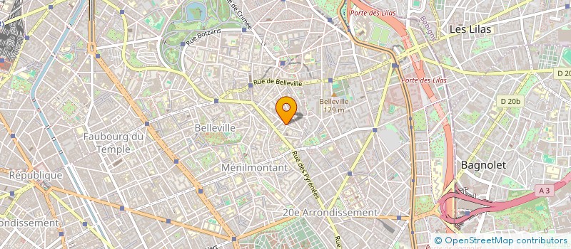 localisation de l'entreprise S.T.A. BAT  PARIS