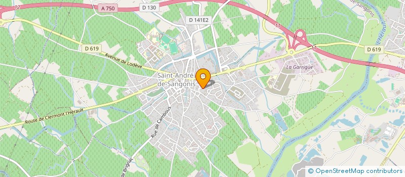 localisation de l'entreprise S.T.A.F  SAINT-ANDRE-DE-SANGONIS