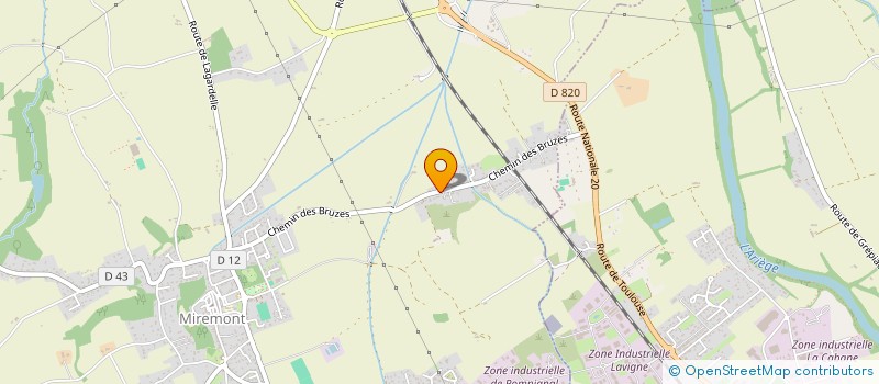 localisation de l'entreprise S.T.A.M.P  MIREMONT