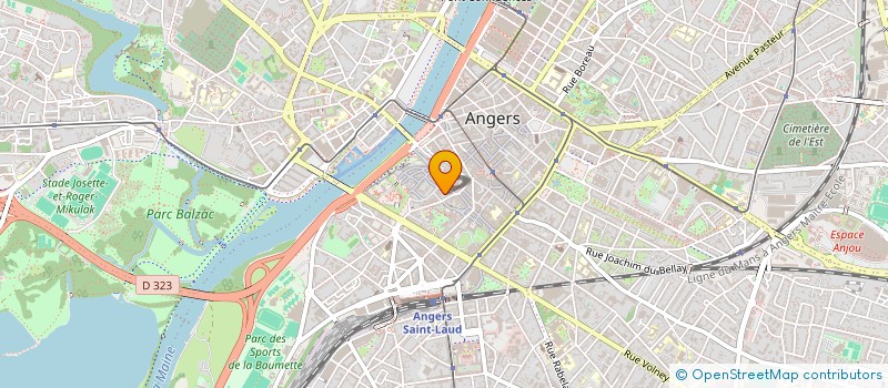 localisation de l'entreprise S.T.A.T à ANGERS