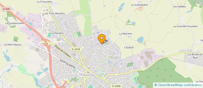 localisation de l'entreprise S & T AGENCEMENT à AIZENAY